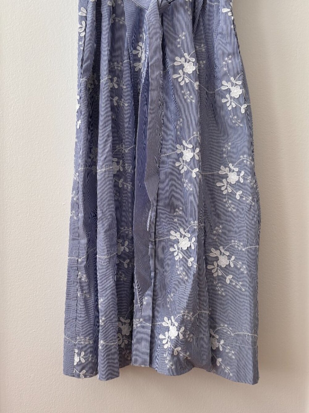 Tuckernuck Kate Embroidered Dress in Blue Striped - Picture 5 of 7